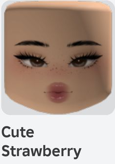 Roblox Woman Face Pumpkin, Roblox Face Code Woman Head, Roblox Makeup Faces, Cute Roblox Faces, Woman Face Roblox Png, Cute Strawberry, Makeup Inspo, Makeup