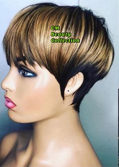 Wavy Pixie Cut, Short Pixie Wigs, Wig Short, Pixie Cut Wig, Beautiful Wigs, Short Wavy, Brazilian Human Hair