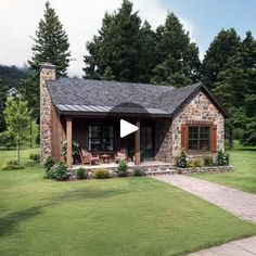 40K views · 1.2K reactions | Rustic Stone & Wood Cabin | By Living In A Tiny | Facebook Tiny Homes Plans, Smaller Houses, Wood Cabin, Small Tiny House, Tiny House Plan, Tiny Cabins, Small Space Design, Rustic Stone, Cabin Living