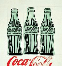 three coca - cola bottles are shown in this advertisement