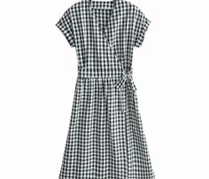 Casual dresses | Casual dress, day dress | Luulla Luulla Dresses, Mid Skirt, Black And White Plaid, Plaid Dress, Day Dress, Types Of Skirts, Basic Style, White Plaid, V Neck Dress