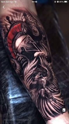 #diy, #crafts, #handmade, #creative Men Tattoo Wolf, Nordic Sleeve Tattoo, Tattoo Sleeve Men Arm, Luke Tattoo, Athena Tattoo, Bicep Tattoo Men, Gladiator Tattoo, Inner Bicep Tattoo, Spartan Tattoo