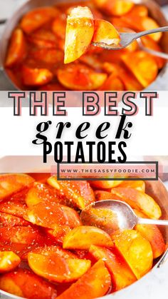 the best greek potato recipe is made with fresh potatoes