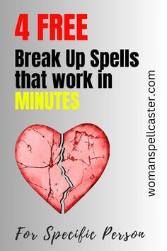 Spell For Breakup, Karma Spells That Work Witchcraft, Luck Spells That Work, Witchcraft Breakup Spell, Break A Couple Up Spell, Get Over Someone Spell, Breaking Bonds Spell, Hex Ex Boyfriend Spell, Pen And Paper Spells