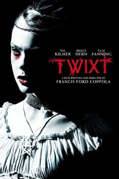 a poster for the movie twixtt with an image of a woman's face