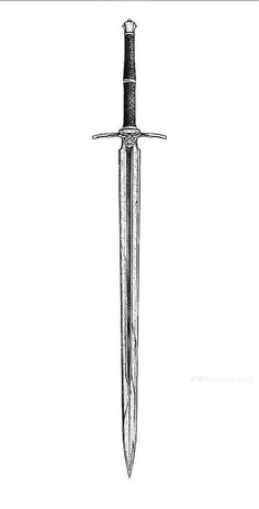 Backhand Tattoos, Swords Back Tattoo, Two Swords Crossed Tattoo, Claymore Tattoo Swords, Greatsword Tattoo, Spear Tattoo, Witcher Swords Tattoo Design, Longsword Tattoo, Dark Disney Tattoo