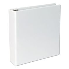 a white binder on a white background