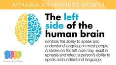 #Aphasia is caused by damage to the left side of the brain. #brain #injury #TBI #brainhealth #health #education #slp Slp Ideas, The Human Brain, Brain Fog, Human Brain, Brain Health, Health Education, The Brain, Psychology, Brain