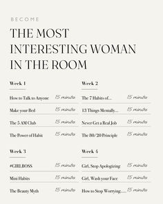 the most interesting woman in the room work 2 worksheet for each individual person