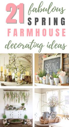 farmhouse decorating ideas that are perfect for spring