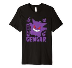 a black t - shirt with the words gengar on it