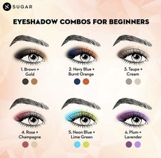 Eyeshadow Combos, Eye Makeup Guide, Sarah King, Natural Make Up Tutorial, Drag Make-up, Makeup Order, Natural Make Up Looks, Beginners Eye Makeup, Makeup Secret