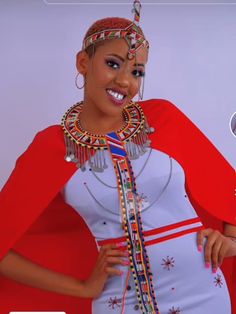 Do you intend to be creative in your dressing code and to be unique and at the same time standout as fashionable? Then look no more, We African 1 Stores brings to you the most colorful necklace to supplement your style and fashion.  Maasai wedding necklace comes with it's Maasai wedding Head band and a hand bangle. Can be won on almost all occasions which includes Beach travels, Outdoor walks and adventures, Party and ceremonies.   This necklace goes well with a maasai shukas which is sold diffe Maasai Dress Designs For Ladies, Masai Dress Designs, Elegant White Necklaces For Traditional Ceremonies, Elegant Silver Necklace For Traditional Ceremonies, Elegant White Necklace For Traditional Ceremonies, Maasai Dress Designs, Maasai Dress, Native Outfits, Maasai People