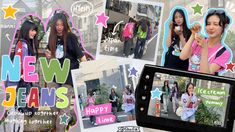 #NEWJEANS #MINJI #HAERIN #HYEIN #DANIELE #HANNI #CORAT-CORET Newjeans Minji Haerin, Photobook Layout, Online Scrapbook, Newjeans Minji, Dump Ideas, Youtube Channel Ideas, Instagram Theme Feed, Cute Laptop Wallpaper