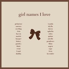 Names I Love, Bible Baby Names, Western Baby Names, Writing Names, Meaningful Baby Names, Female Character Names, Sweet Baby Names, Writing Inspiration Tips, Best Character Names