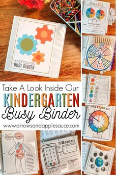 Kindergarten Learning Binder Free Printables, Busy Binder For Kindergarten, Circle Time Binder Free Printable, How To Homeschool Kindergarten, Learning Binder Free Printables, Busy Binders For Toddlers, Kindergarten Busy Binders, Kindergarten Homeschool Activities