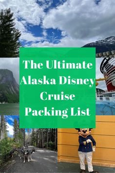 the ultimate alaska disney cruise packing list