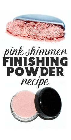 Looking for more natural and beauty skin care options for your cosmetics? This DIY pink shimmer finishing powder gives skin a warm illuminating glow without unnecessary chemicals or preservatives. Not only will your skin look & feel better, but you'll also save money! Beauty And Skin Care, Skin Care Routine For 20s, Natural Beauty Recipes, Finishing Powder, Beauty Recipe, Diy Skin Care