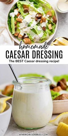 homemade caesar dressing is the best caesar dressing recipe