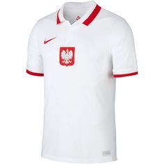 Faites vibrer les tribunes avec style grâce au Maillot Domicile Pologne 2020! Design épuré, confort max, il est pas juste un maillot, c'est un statement fashion. #mode #Pologne #football #Maillot2020 #StyleDeStade Poland Soccer, Casual Football, Football Jersey Shirt, Armani Jacket, Madrid Football, Soccer Uniforms, Personalized Jersey, Soccer Kits, Mens Soccer