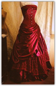 Goth Prom Dresses, Goth Prom, Backless Homecoming Dresses, Corset Gown, Red Corset, Gorgeous Gowns, Homecoming Dress, Beautiful Gowns