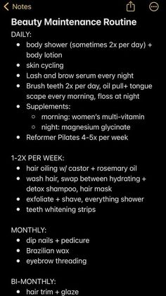 Beauty Maintenance Routine, Low Maintenance Beauty, Beauty Maintenance, Maintenance Routine, Haut Routine, Instagram Skincare, Practicing Self Love, Maintenance Checklist, Personal Transformation