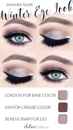 Winter Eyeshadow, I Heart Makeup, Maskcara Makeup, Trendy Eyeshadow, Eyeshadow For Blue Eyes, Maskcara Beauty, Blending Eyeshadow, Makeup Tutorial Eyeshadow, For The Record