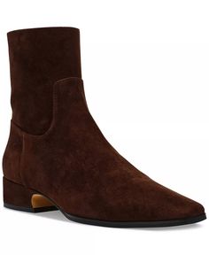 Steve Madden Women's Dusty Block-Heel Booties - Macy's Wardrobe Building, Family Trips, Color Analysis, Christmas 2024, Brown Suede, Chocolate Brown, Fashion Makeup, Steve Madden, Block Heels