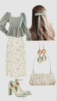 Cute Housewife Outfits, First Meeting Outfit, Christian Fits, Grandmacore Outfit, Cottage Outfit, Cloth Aesthetic, Meeting Outfit, Church Outfit