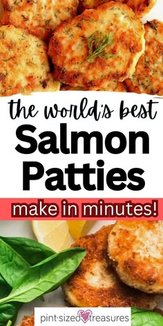 the world's best salmon patties make in minutes