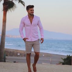 Mens Vacation Outfits, Vacation Outfits Men, Beach Attire