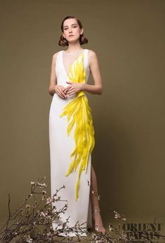 George Chakra, Georges Chakra, Couture Mode, فستان سهرة, Looks Style, Couture Dresses, Yellow Dress, Couture Fashion, Elegant Dresses