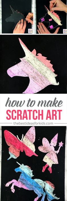 how to make scratch art for kids