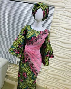 Gown Style For Ankara, Style For Ankara, Kampala Gown Styles For Ladies, African Prom Dresses Ankara, Free Gown, Bold Fashion Outfits, Ankara Dress Designs, African Print Dress Ankara, Ankara Gown