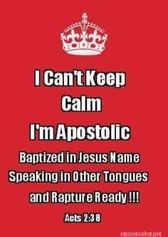 a red background with the words i can't keep calm, i'm apostic