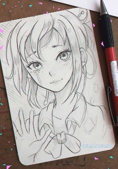 sketch kimi schets tekenen dibujar sketching tekeningen kawaii tristeza bocetos ilustraciones hermosos harunmudak historietas tristes larienne leer fan lindo oscuros Manga Drawings, Art Drawing Ideas, Cartoon Girl Drawing, Draw Anime, 3d Drawings, Drawing Videos, Anime Drawing, Drawing Stuff, Anime Sketch