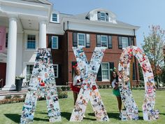 Big Sorority Letters, Sorority Yard Letters, Adpi Letters, Sorority Letters Painted, Sorority Recruitment Decorations, Alpha Phi Recruitment, Recruitment Decorations, Sorority Recruitment Themes, Sisterhood Round