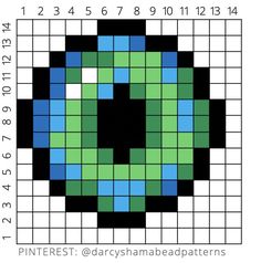 a cross stitch pattern with squares in the middle