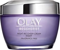 Olay Regenerist Night Recovery Cream Face Moisturizer, Fragrance Free, 1.7 oz Retinol Moisturizer, Night Moisturizer, Skin Care Collection, Olay Regenerist, Hydrating Moisturizer, Anti Aging Face