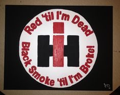 11x14 canvas international harvester International Harvester Logo, Tractor Decals, Tractor Sign, Case Tractor Decals, John Deere Decals, Farm Jokes, Farmall H Tractor, Truck And Tractor Pull, International Harvester Tractors