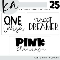 some type of font that is in different styles