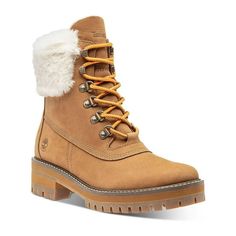 Manufacturer: Timberland Size Origin: US Style Type: Ankle Boots Collection: Timberland Closure: Material: Leather/Textile/Man Made Fabric Type: Leather Sku: BH5230690 Size: 7.5.  Color: Beige.  Gender: female.  Age Group: adult. Beige Timberland, Slouch Ankle Boots, Winter Flats, Leather Belt Buckle, Lace Up Block Heel, Timberlands Women, Lace Up Ankle Boots, Womens Ankle Boots, Lace Boots