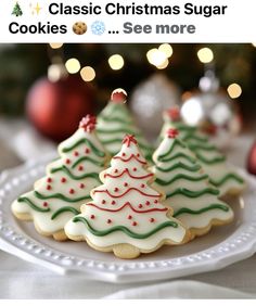 Ideas Decoracion Navidad, Christmas Cookie Cake, Christmas Sugar Cookies Decorated, Christmas Biscuits, Winter Cookie, Cookie Company