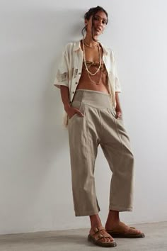 Luxury Casual Harem Pants For Spring, Summer Womens Pants, Linen Clothes Casual Pants, Usa Made Womens Clothing, Olivia Dunne, Coachella Outfits, Harem Jeans, Bohemian Style Clothing, High Desert