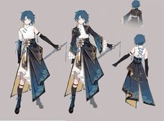 an image of some character designs for a video game that is being developed in the style of fire emblems