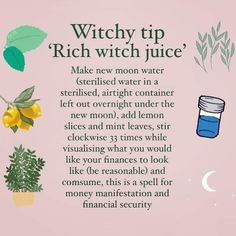 Dream Magic, Witchy Tips, Moon Rituals, Green Witchcraft, New Moon Rituals, Witch Stuff