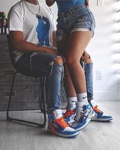 Sneakerhead Couples, Couple Shoes Matching, Nike Shoes Jordans