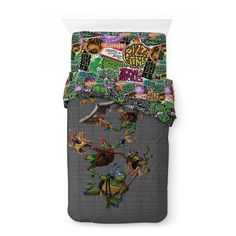 teenage mutant ninja turtles bedding set with pillow shampoos and comforter cover