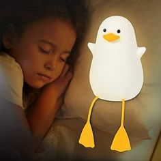 Cute Little LED Bedroom Bedside Lamp Night Light Birthday Holiday Gift Product description: Safe USB rechargeable: using natural and gentle, children and adults can use it at ease! The computer or the socket can be charged. When the connection is charged or the charging is complete, Ahil will flash to tell us! [20-minute timer shutdown mode & brightness adjustment] You can set a 20-minute timer, the time, errors AHI Road will slowly disappear and sleep together. Adjust the brightness or strength Led Bedroom, Sleeping Alone, Bedroom Bedside Lamp, Indirect Lighting, Kids Toy Gifts, Home Decor Lights, Cute Little Animals, Bedside Lamp, Led Night Light