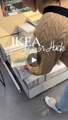 49K views · 250 reactions | SAVE THIS! 📌 It’s my favorite IKEA hack I’ve done so far—so simple yet so stylish! ✨ Don’t miss out on transforming your space with this easy DIY #DIY #diyproject #diyprojects #ikea #ikeahack #ikeacloset #dreamcloset #ikeapax #ikeapaxwardrobe #diycloset #hometakestime #minimalarchive #inspiremeneutral #makemyhome #apartmenttherapy #minimalhouse #decorinspo #homebeautiful | Chic and Sleek Diy Wall Mirror, Decor Hacks Diy, Ikea Mirror Hack, Ikea Uk, Ikea Mirror, Ikea Finds, Ikea Decor